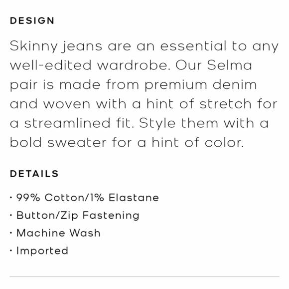 NEW Michael Kors Selma Skinny Jeans White Slim Jeans Summer Womens Barbiecore - Picture 13 of 16